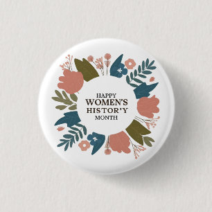 Macaron Rond 2,50 Cm Mois de l'histoire des femmes