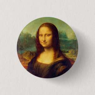 Macaron Rond 2,50 Cm Mona Lisa par Leonardo Da Vinci