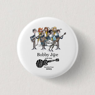 Macaron Rond 2,50 Cm Monarques Reunion Tour 2"Button Class of ‘70