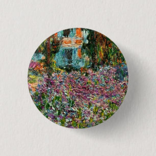 Macaron Rond 2,50 Cm Monet Le jardin de l'artiste à Giverny