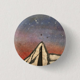 Macaron Rond 2,50 Cm Montagne la nuit