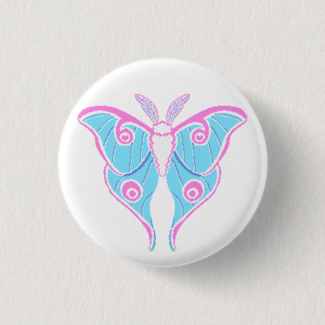 Macaron Rond 2,50 Cm Moth Button (Devant)