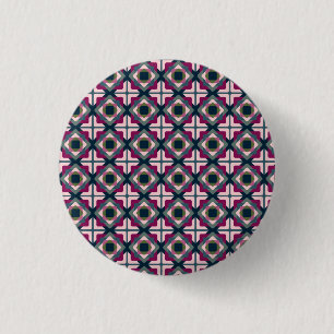 Macaron Rond 2,50 Cm Motif de formes carré