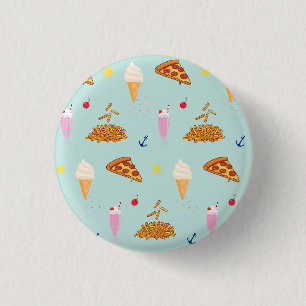 Macaron Rond 2,50 Cm Motif de snacks de croisière