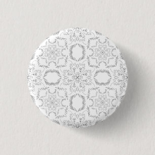 Macaron Rond 2,50 Cm Motif mandala