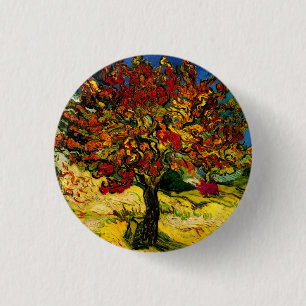 Macaron Rond 2,50 Cm Mulberry Tree Van Gogh Art