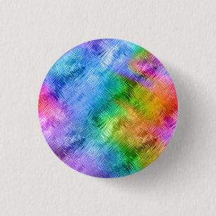 Macaron Rond 2,50 Cm Mystic Topaz Blue Glassy Texture