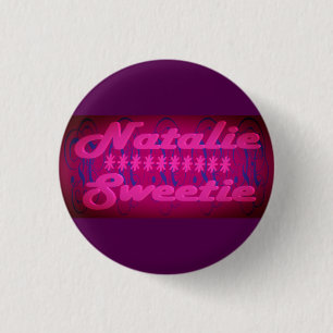 Macaron Rond 2,50 Cm Natalie Sweetie conception violet profond