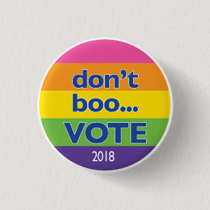 Macaron Rond 2,50 Cm Ne huez pas… le bouton de VOTE