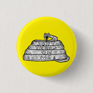 Macaron Rond 2,50 Cm Ne marchez pas sur moi le bouton