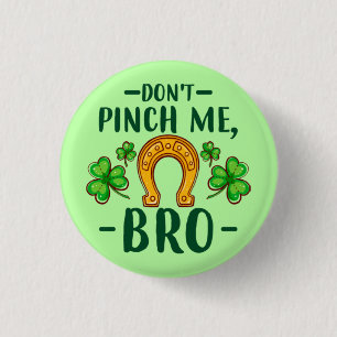 Macaron Rond 2,50 Cm Ne Me Pince Pas Frère Dessin de la Saint-Patrick-6