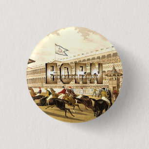 MACARON ROND 2,50 CM NÉ POUR LES COURSES HIPPIQUES