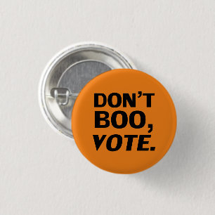 Macaron Rond 2,50 Cm Ne vous privez pas de voter l'élection d'Halloween
