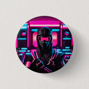 Macaron Rond 2,50 Cm néon ninja