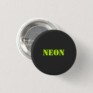Macaron Rond 2,50 Cm "néon" - PERSONNALISER TEXTE & COULEUR - Bouton