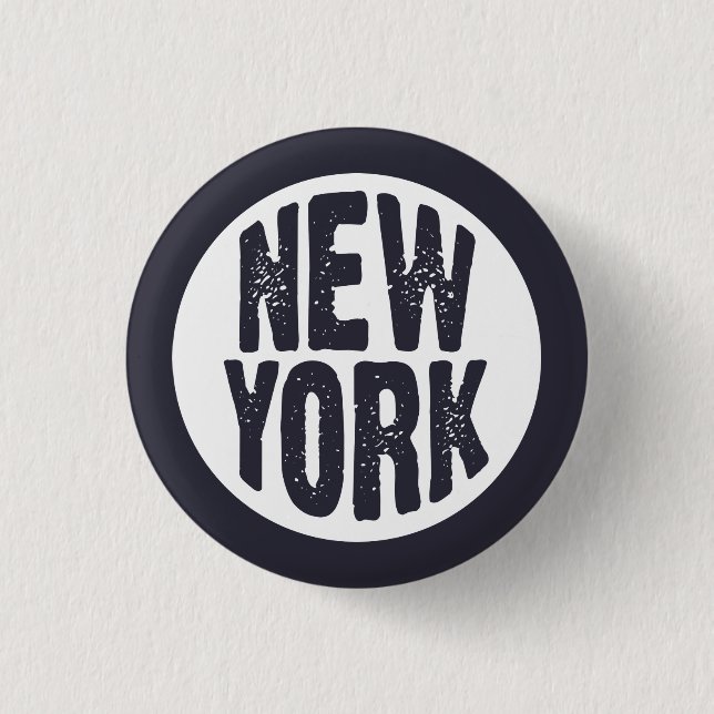 Macaron Rond 2,50 Cm New York - Simple et pur ! T-shirt (Devant)