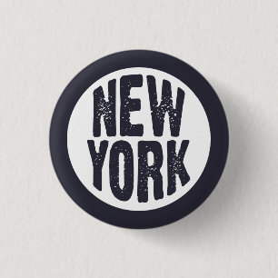 Macaron Rond 2,50 Cm New York - Simple et pur ! T-shirts