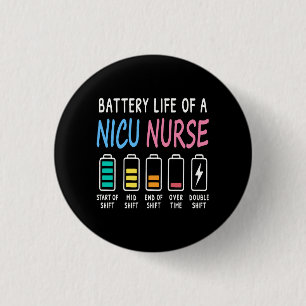 Macaron Rond 2,50 Cm Niveau d'humour de la durée de vie de la batterie 