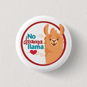 Macaron Rond 2,50 Cm No Drama Llama (Chaud)