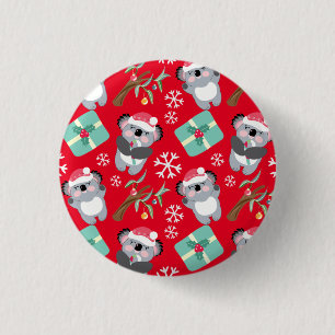 Macaron Rond 2,50 Cm Noël à Cute Koala