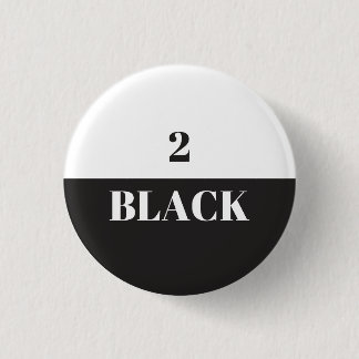 Macaron Rond 2,50 Cm Noir 2
