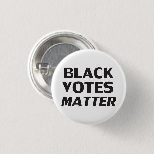 Macaron Rond 2,50 Cm noir vote matière - bouton
