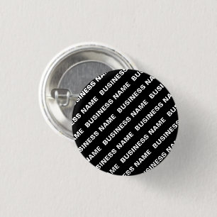 Macaron Rond 2,50 Cm Nom Modifiable Répétitif Gras Simple Blanc Noir