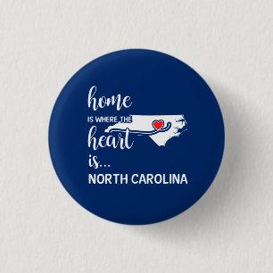 Macaron Rond 2,50 Cm North Carolina Home est le coeur