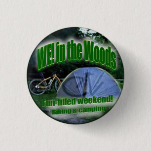Macaron Rond 2,50 Cm Nous ! dans les bois - camping et amusement