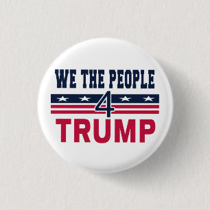 Macaron Rond 2,50 Cm Nous, le peuple pour Trump