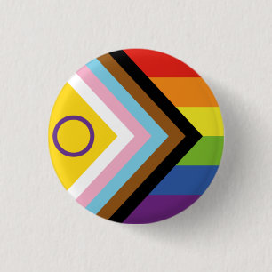 Macaron Rond 2,50 Cm Nouvelle insigne de fierté progressive