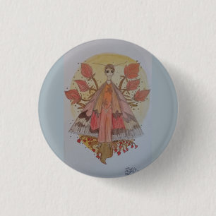 Macaron Rond 2,50 Cm Nuit de chemise de nuit, Cheri peu de bouton