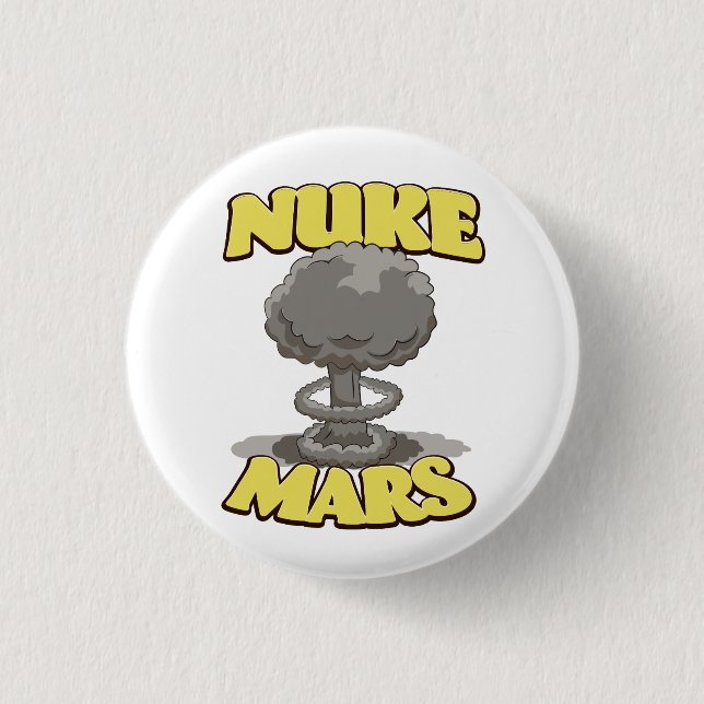 Macaron Rond 2,50 Cm Nuke Mars (Devant)