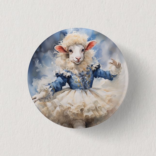 Macaron Rond 2,50 Cm Nutcracker Ballet, Sheep (Devant)