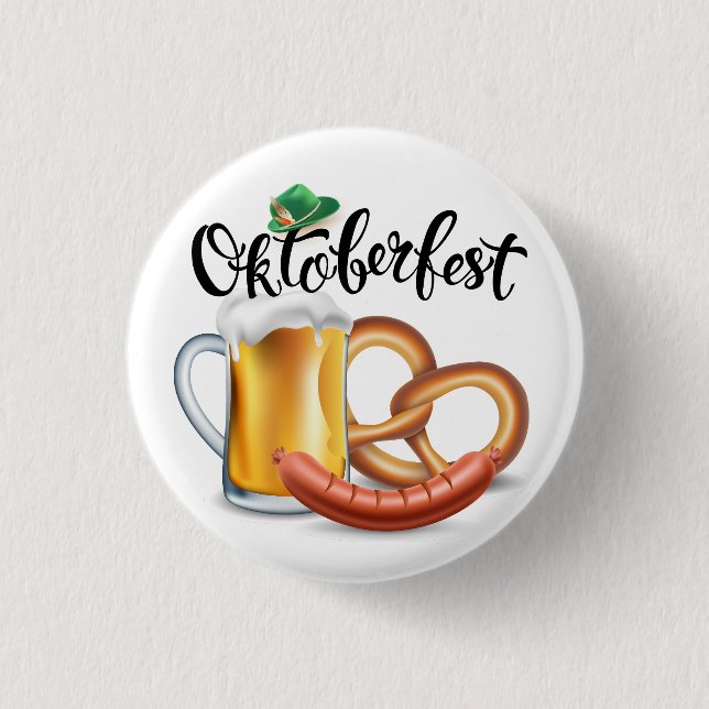 Macaron Rond 2,50 Cm Octoberfest (Devant)