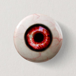 Macaron Rond 2,50 Cm Oeil éffrayant - Halloween
