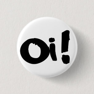 Macaron Rond 2,50 Cm "Oi punk ! "Bouton