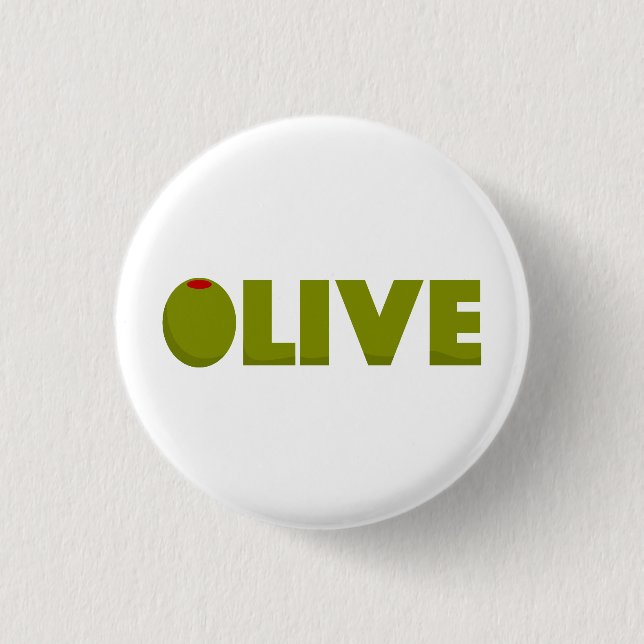 Macaron Rond 2,50 Cm Olive (Devant)