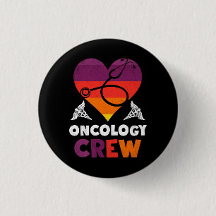 Macaron Rond 2,50 Cm Oncologie Infirmière Appréciation Cancer Doctor Te