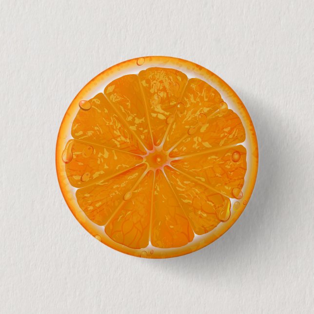 MACARON ROND 2,50 CM ORANGE 6 (Devant)