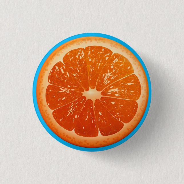MACARON ROND 2,50 CM ORANGE PLUS 14 (Devant)