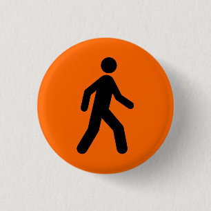 Macaron Rond 2,50 Cm orange vous heureux