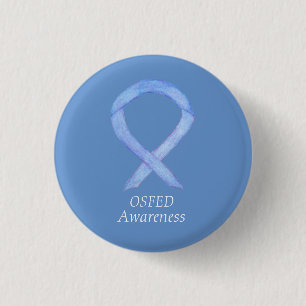 Macaron Rond 2,50 Cm OSFED (Trouble Alimentaire) Sensibilisation Épine