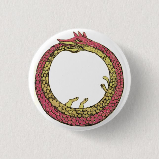 Macaron Rond 2,50 Cm ouroboros (Devant)