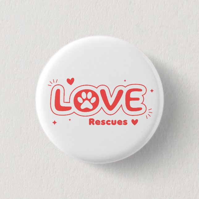 Macaron Rond 2,50 Cm OWRAssist Love Rescues (Devant)