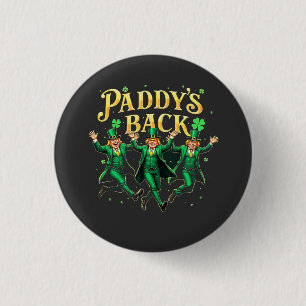 Macaron Rond 2,50 Cm Paddy's Back St Patrick's Day Trump Dancing