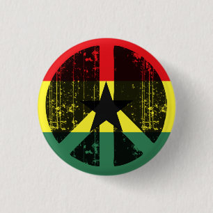 Macaron Rond 2,50 Cm Paix au Ghana