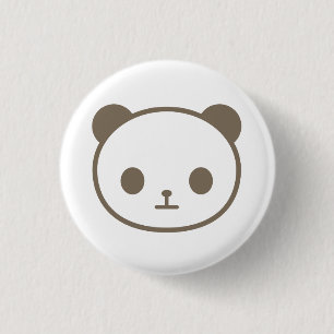 Macaron Rond 2,50 Cm panda de chibi