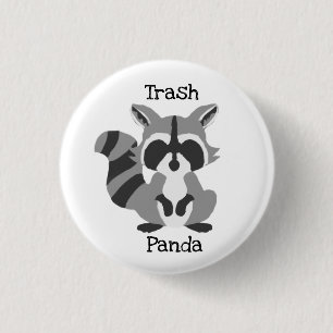 Macaron Rond 2,50 Cm Panda de déchets