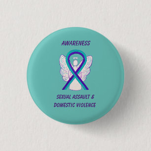 Macaron Rond 2,50 Cm Paniers de sensibilisation aux agressions sexuelle